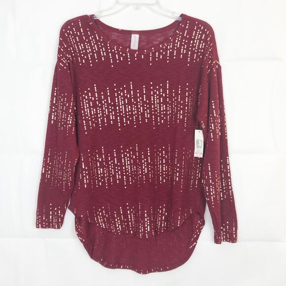 No Boundaries Metallic Top Size Small - Picture 1 of 11